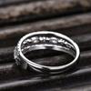 Huitan Newly Fancy Women Finger-rings with Dazzling White Cubic Zirconia Wedding Marriage Party Ring Fashion Jewelry Drop Ship