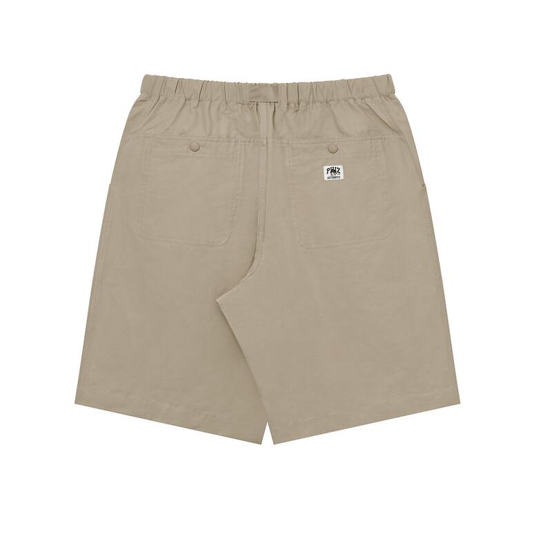 HAZZYS Men's PHIZ Sporty Casual Buckle Belt Woven Shorts