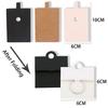 100 Pcs Kraft Ring Display Cards with Hanging Holes Blank Jewelry Display Cards