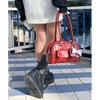 Wego Charm Attached Boston Bag School Deco Shoulder Korean Casual Girly Fan Activities Gift Present Commuting Year-round Ladies