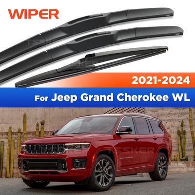 Front & Rear Wiper For Jeep Grand Cherokee WL MK5 -2024 Wiper Front&Rear Wiper Blades Windshield 22"21"11"