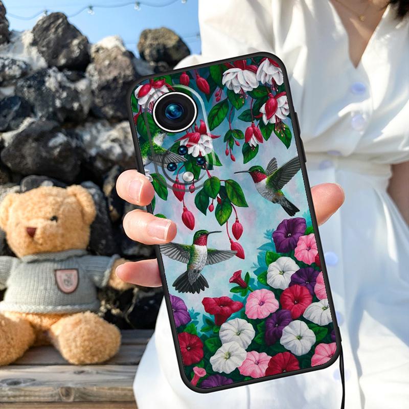 Hummingbird Cover For Honor Magic 6 5 Lite Pro 50 70 90 Honor X8b X9b X6 X7 X8 X9 X6a X7a X9a X8a Case
