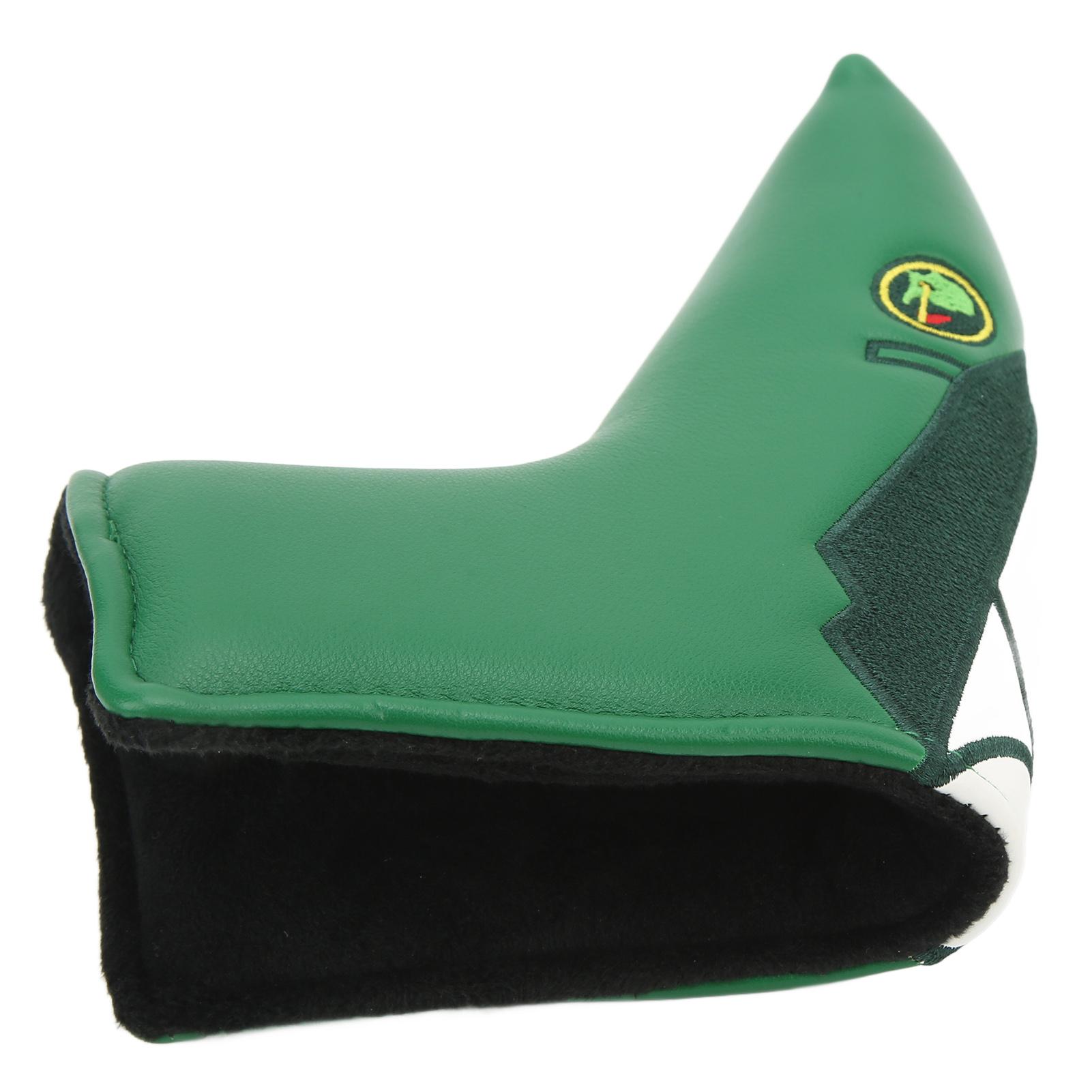 

Golf Putter Headcover L Shaped Waterproof PU Golf Putter Head Cover Ideal Gift for Golfer Green