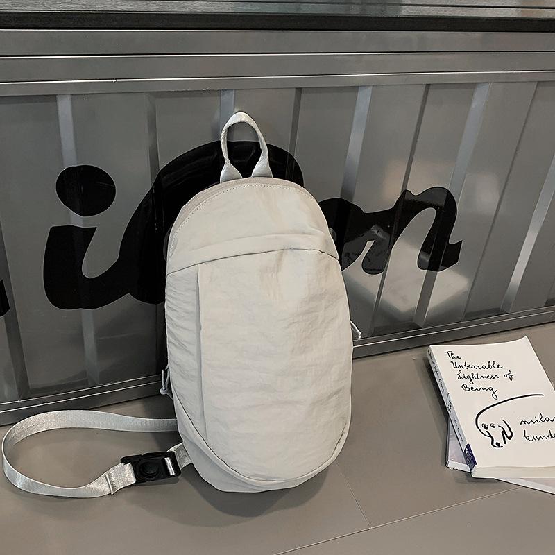 2025 Summer New Niche Korean Version Couple Casual Sports Breast Bag Women's Trend Lightweight Simple Messenger Bag Men