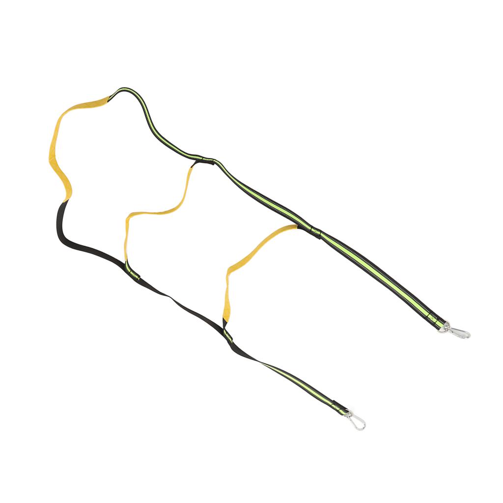 Boat Marine Rope Ladder Boarding Rope Ladder for Inflatable Boat Kayak Motorboat Canoeing Fluorescent Green 3 Stairs