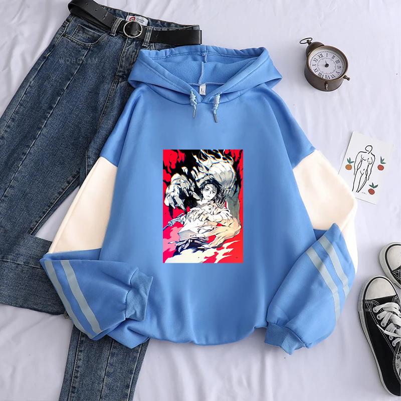 Okkotsu Yuta Hoodie Jujutsu Kaisen Print Sweatshirt For Men Women Casual Hooded Casual Streetwear Harajuku Oversized Pullover