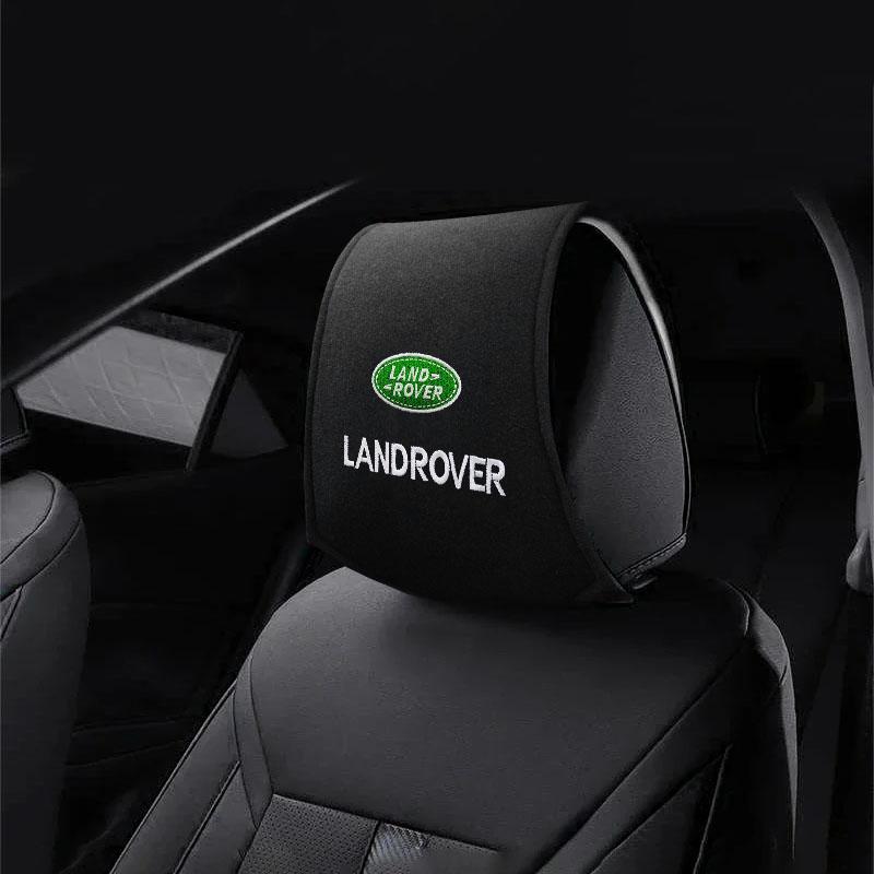 1pcs Car Seat Back Headrest Pillow Dustproof Cover for Land Rover SVR Discovery Freelander 3 SVR L320 L330 Evoque Defender Range Rover Auto