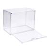 Figures Display Case Transparent Acrylic Airtight Stackable Figures Showcase for Dolls Collectibles Books