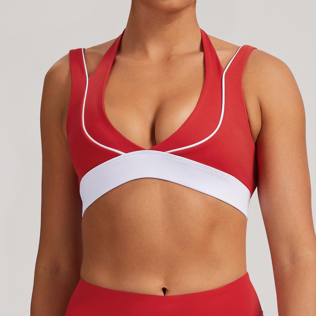 Womens Yoga Sports Bra Set With Quick Dry Fabric For Running And Fitness Activities