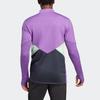 Adidas Real Madrid Condivo 22 Training Half-Zip Long Sleeve Top Men Tops Bright-Purple HT8803