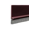 Door Bottom Seal Strip with Brush Weatherstripping for Draft Prevention Noise Reduction and Dust Protection Suitable for Various Door Types and Sizes