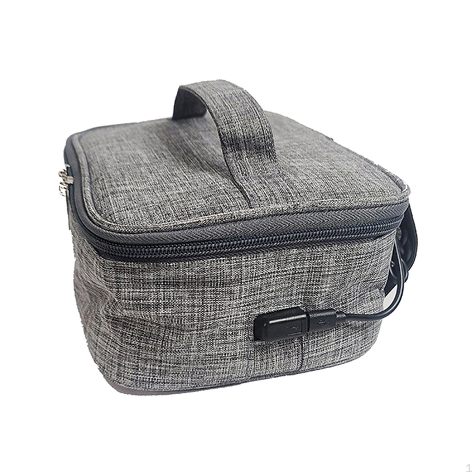 USB Heated Lunch Boxes Bag Container Oxford Cloth Convenient Heater Tote Personal Microwave 1987₽