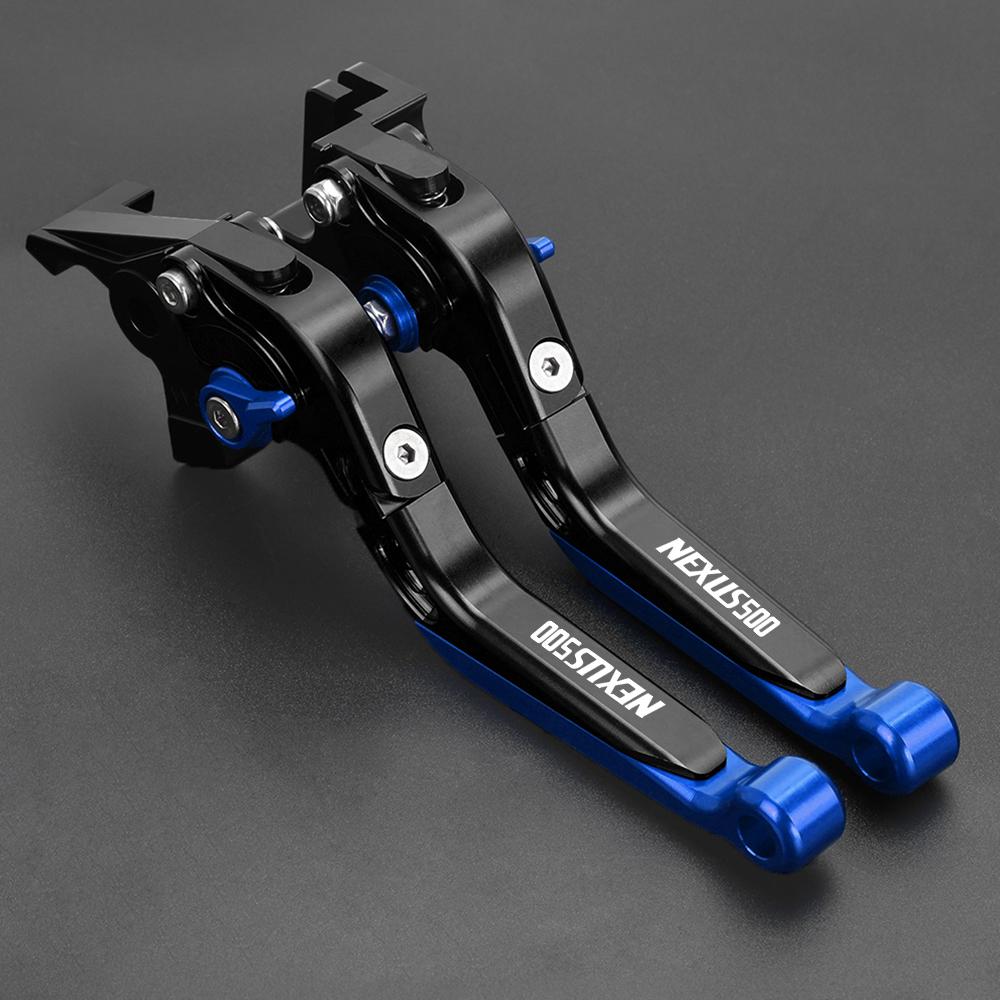 Motorcycle CNC Aluminum Adjustable Brake Clutch Levers Handlebar Hand Ends Grips FOR GILERA Nexus500 NEXUS500 2007 Nexus