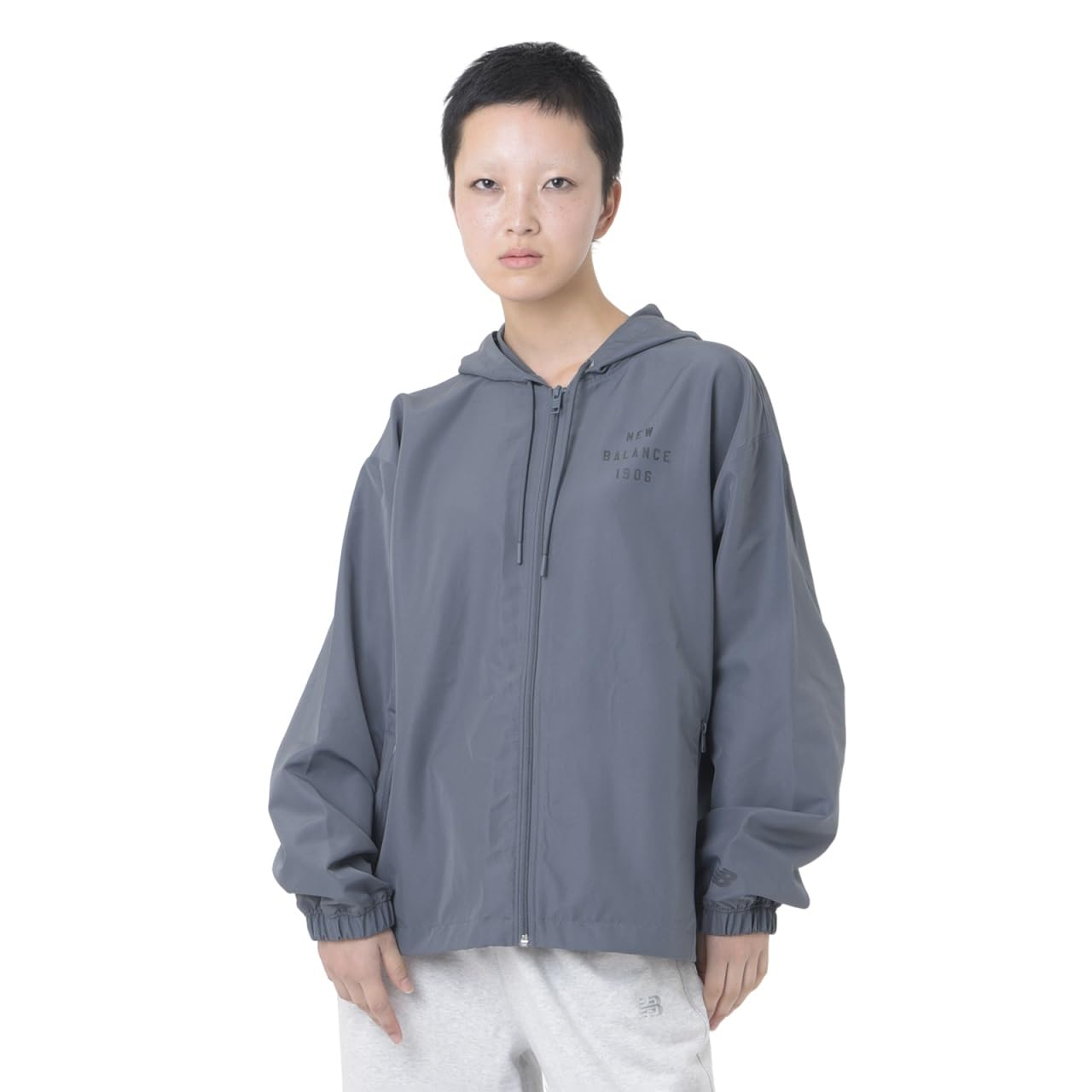 

Iconic Collegiate Full Zip Jacket GT [New Balance] Women s (WJ41508) (Graphite)