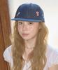 Kiibi Kitsch Washed Denim Cap Navy