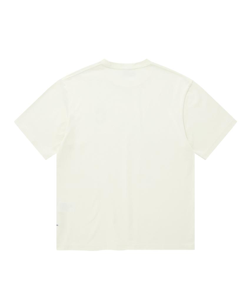 COVERNAT Cool Cotton C Logo T-Shirt Ecru