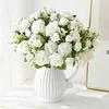 Künstliche Blumen Seidenrose Hochzeit Braut Falscher Strauß Valentinstag Zuhause Zimmer Tischdeko Außenhof Garten DIY Foto Requisite