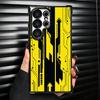 Cyberpunk Aesthetics Plating Phone Case For Samsung Galaxy S24 S25 FE S26 Edge S23 Ultra S22 S21 Plus S20 Anti-Fall Airabag Cove