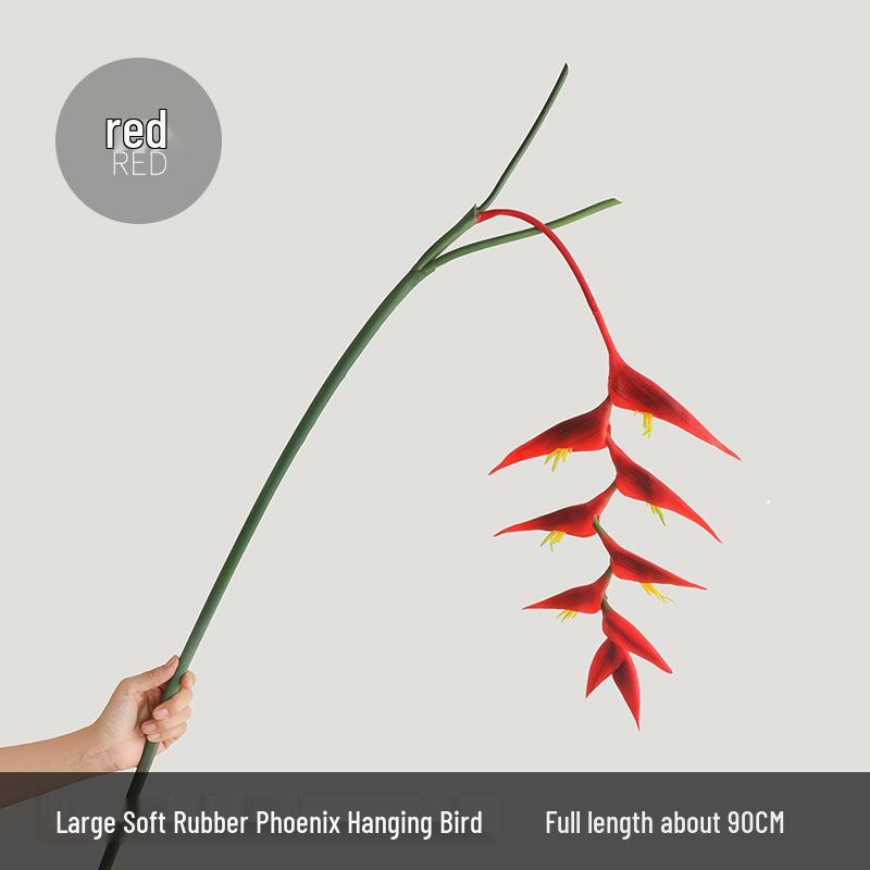 Premium Scorpion Tail Phoenix Bird of Paradise New Year Decorative Faux Flower Arrangement