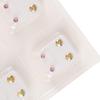 12 Pairs Medical Earrings Piercing Tool Ear Stud Surgical Steel Earrings Jewelry