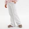 Naju Girls' Soft Terry Flared Casual Pants