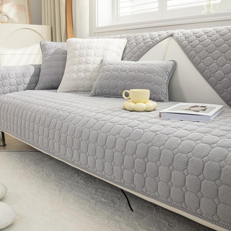Sofa Cushion Winter Non-Slip Thickened Plush Sofa Cover Autumn And Winter Universal Sofa Cover Seat Cushion Export