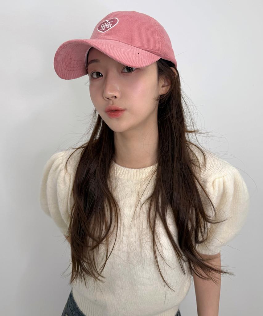 Tueseupis Corduroy Heart Logo Ball Cap [5 Colors]
