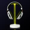 Transparent Illuminated Earphone Holder Display Stand Music Gaming Headsets Hanger For Organized Workspaces