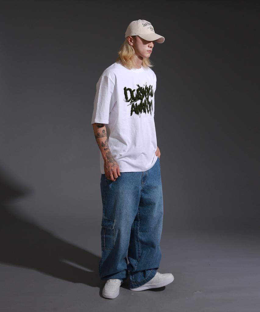 LIKE THE MOST Away Ltm Round Over T-Shirt_White