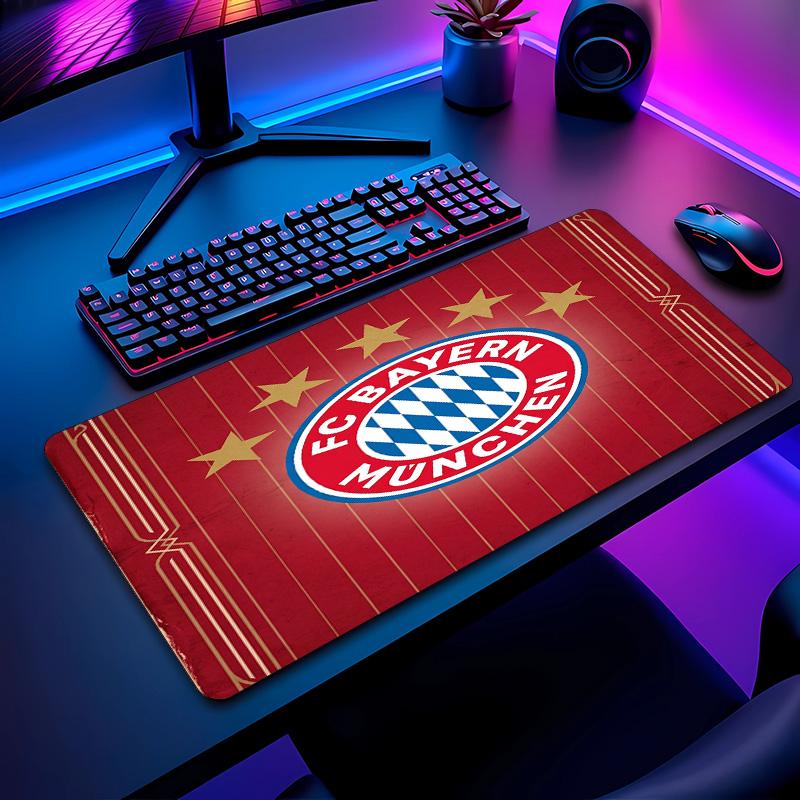 Tappetino per Mouse con Motivo Calcio Bayern Monaco No?Tappetino Mouse da Gioco Antiscivolo con Base in Gomma per Scrivania Ufficio Casa