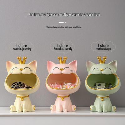 Creative Living Room Cat Key Holder Home Decor