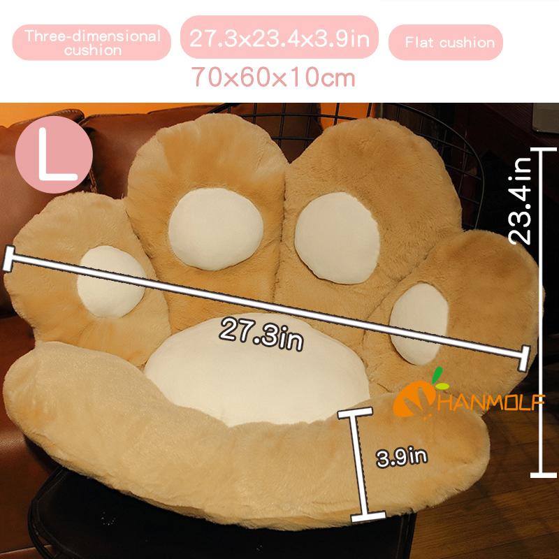Cat'S Paw Plush Pillow Stuffed Fluffy Chair Sofa Cartoon Animal Seat Cushion Indoor Floor Decoration For Cats Dogs Present