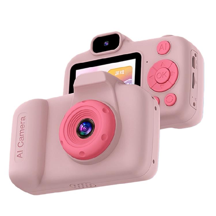 

Child Friendly Digital Camera With Educational Features Lightweight ABS Construction Selfie Toddler Camera розовый