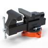 6" Bench Vise W/ Anvil 360°Swivel Locking Base Heavy Duty Ductile Iron