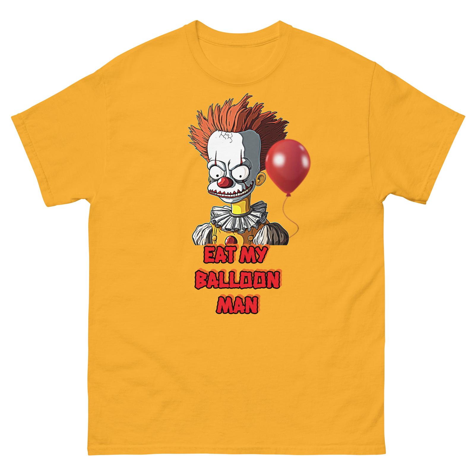 Pennywise the Simpson Tee, Horror Movie Character, IT, Bart Simpson T-Shirt Mens Womens Tees Top L
