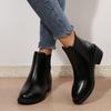 2025 High Quality Ladies Shoes Ankle Women's Boots Fashion Round Toe Office and Career New Sewing Best Seller Shoes for Women