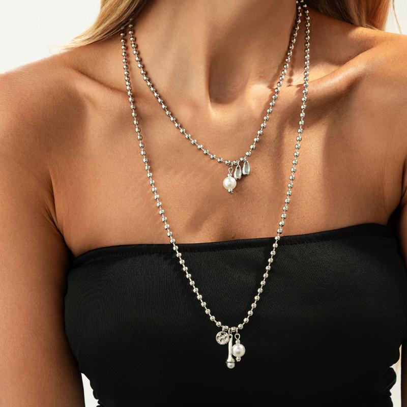 Sparkling Heart-Shaped Inlaid Pendant Necklace Winter Sweater Chain For Women Banquets Party Jewelry Gifts