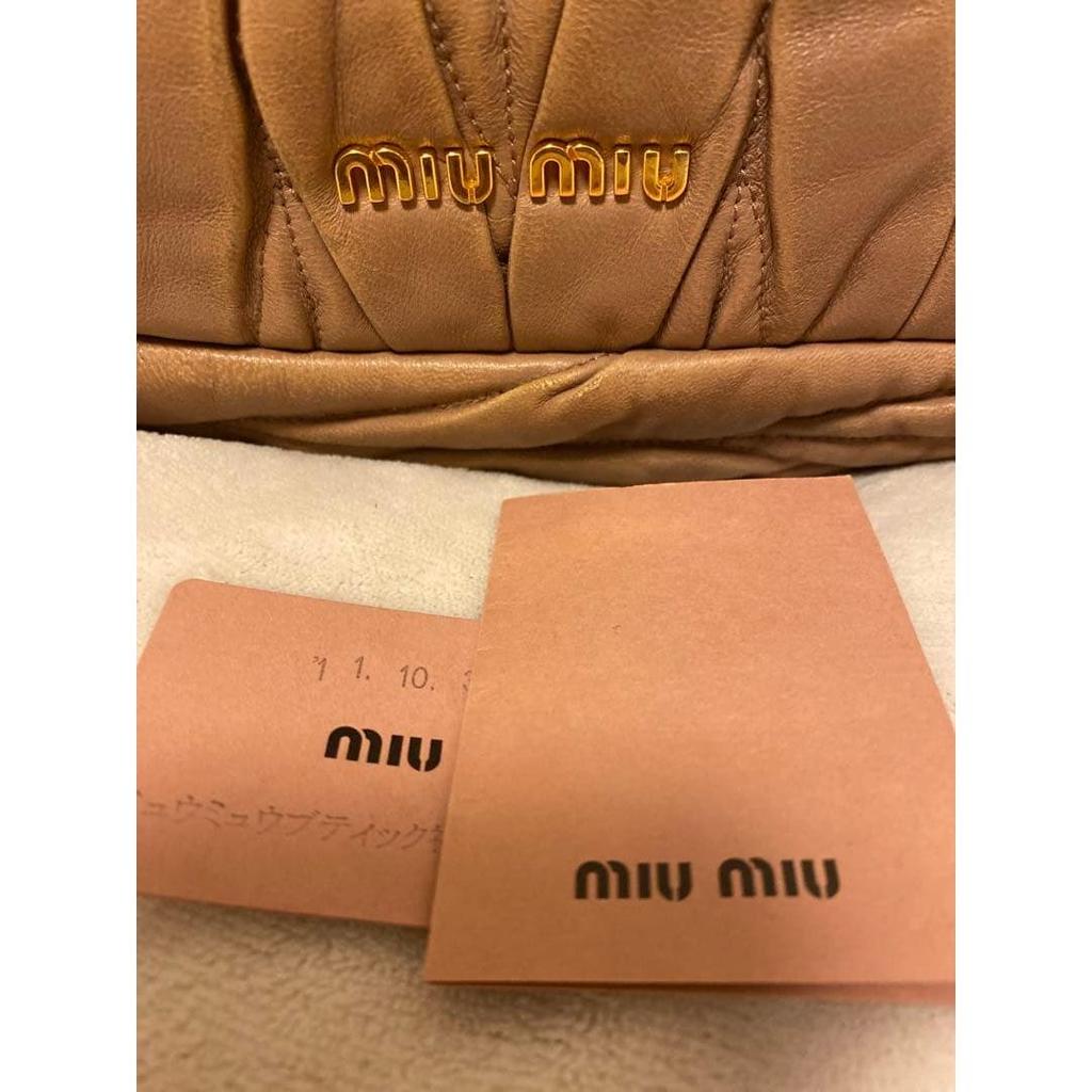 Used Miu Miu Matelass Coin Purse Lamb Leather, Purchased At an Authorized Dealer, Original, from That Era