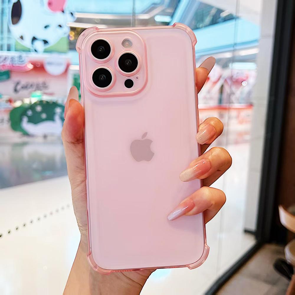 

Ударостійкий силіконовий м який чохол для Xiaomi POCO F7 Ultra F6 F5 F3 X7 X6 Pro X5 Прозорий матовий чохол цукеркового кольору Тонка задня кришка Poco F6 Pro рожевий