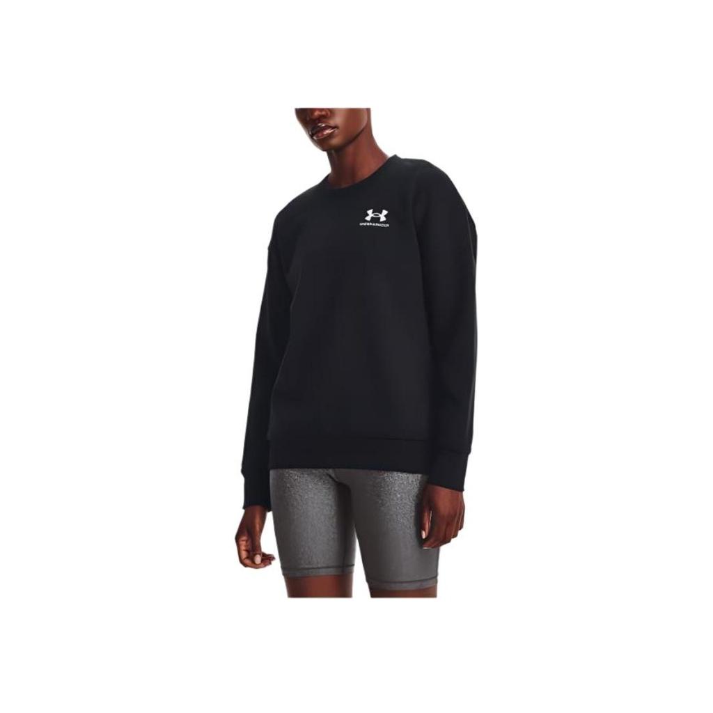 Under Armour Pullover Fleece Sweatshirt Women Tops Black 1373032-001