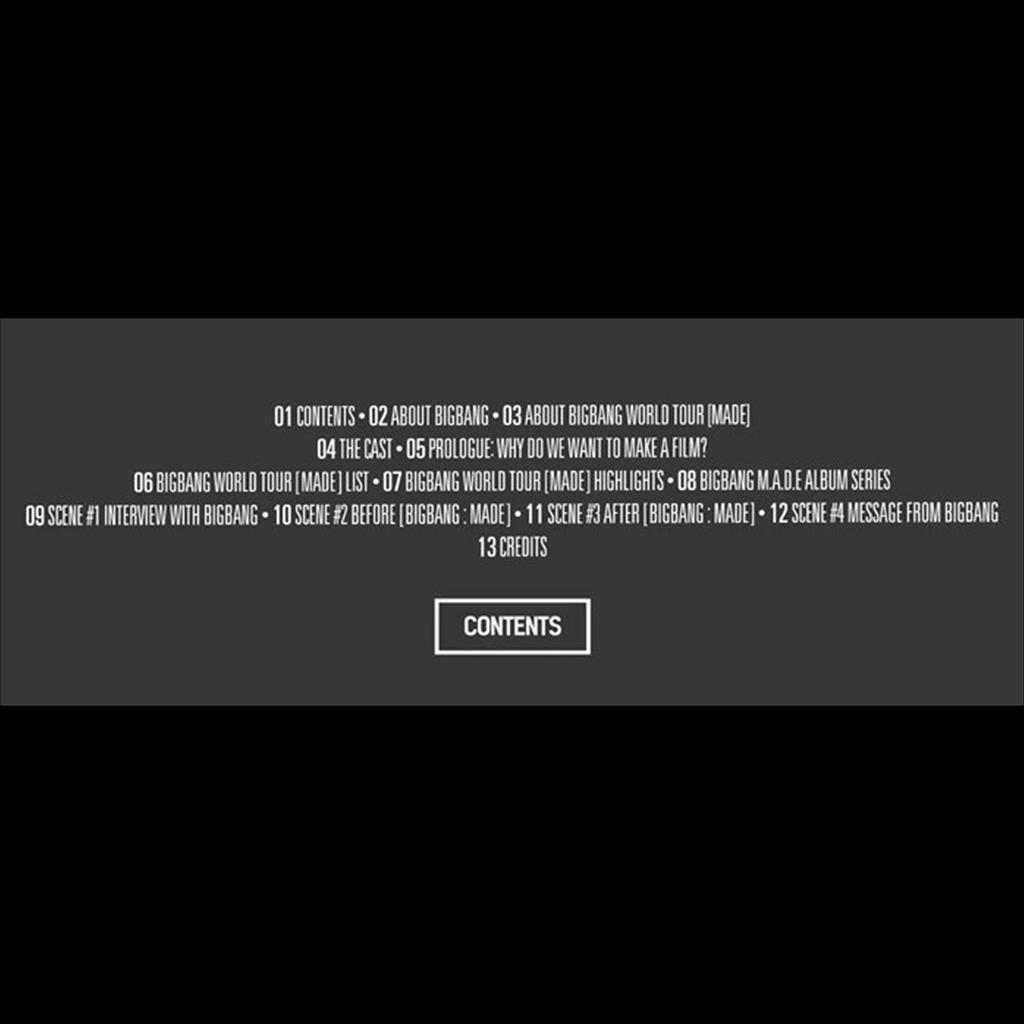 BIGBANG - BIGBANG MADE Program Book