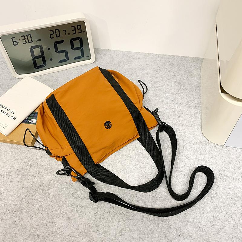 Crossbody bag women's shoulder bag simple commuter versatile tote bag casual canvas trendy sports mobile phone bag men