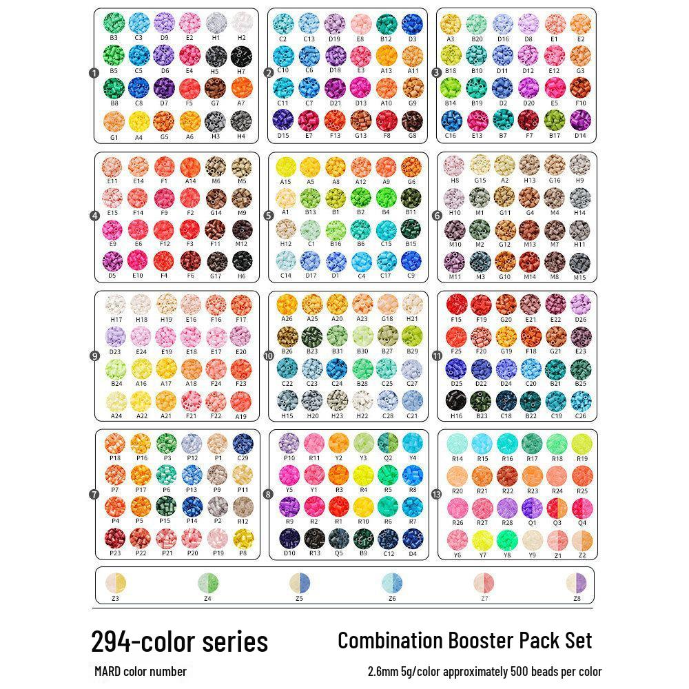 Haus 294 Color Fusion Perler Perlen Nachfüllset - 221 Spezialfarben DIY-Materialien