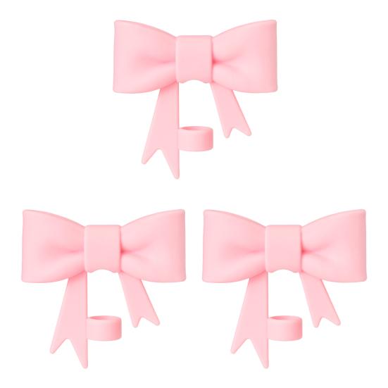 3 ks silikonové čepičky na brčka Bowknot brčka na brčko o průměru 10 mm Opakovaně použitelné nástavce na brčka Chrániče pro skleničky Stanley 40 Oz