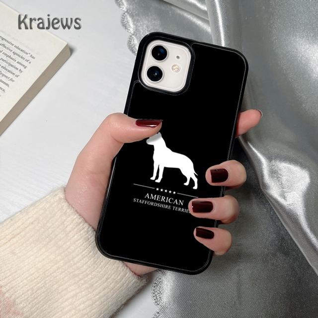 American Staffordshire Terrier Phone Case Cover For iPhone 17 Air 16 15 14 Plus 12 13 Pro Max Coque Fundas