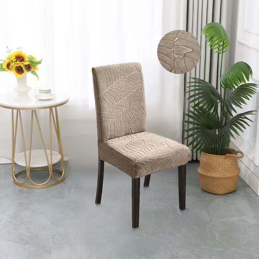 

Водонепроницаемый жаккардовый чехол на табурет с большим листом для отеля, дома, цельный, полупакет, эластичный чехол для офисного компьютерного кресла Regular Chair Cover