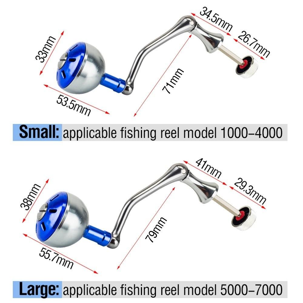 Ergonomic Design Fishing Reel Handle 1000-7000 Spinning Reel Replacement  Fishing Wheel