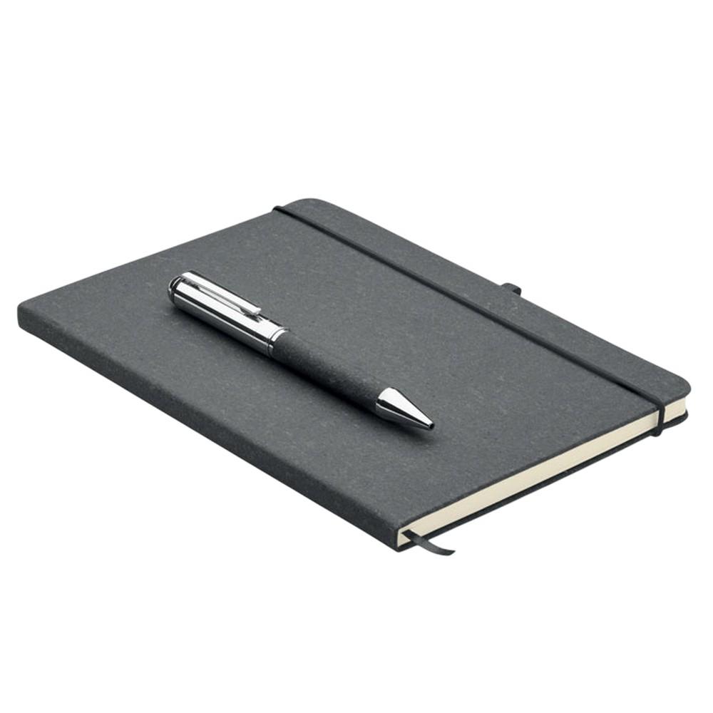 MidOcean Eleganote Leather Notebook & Pen