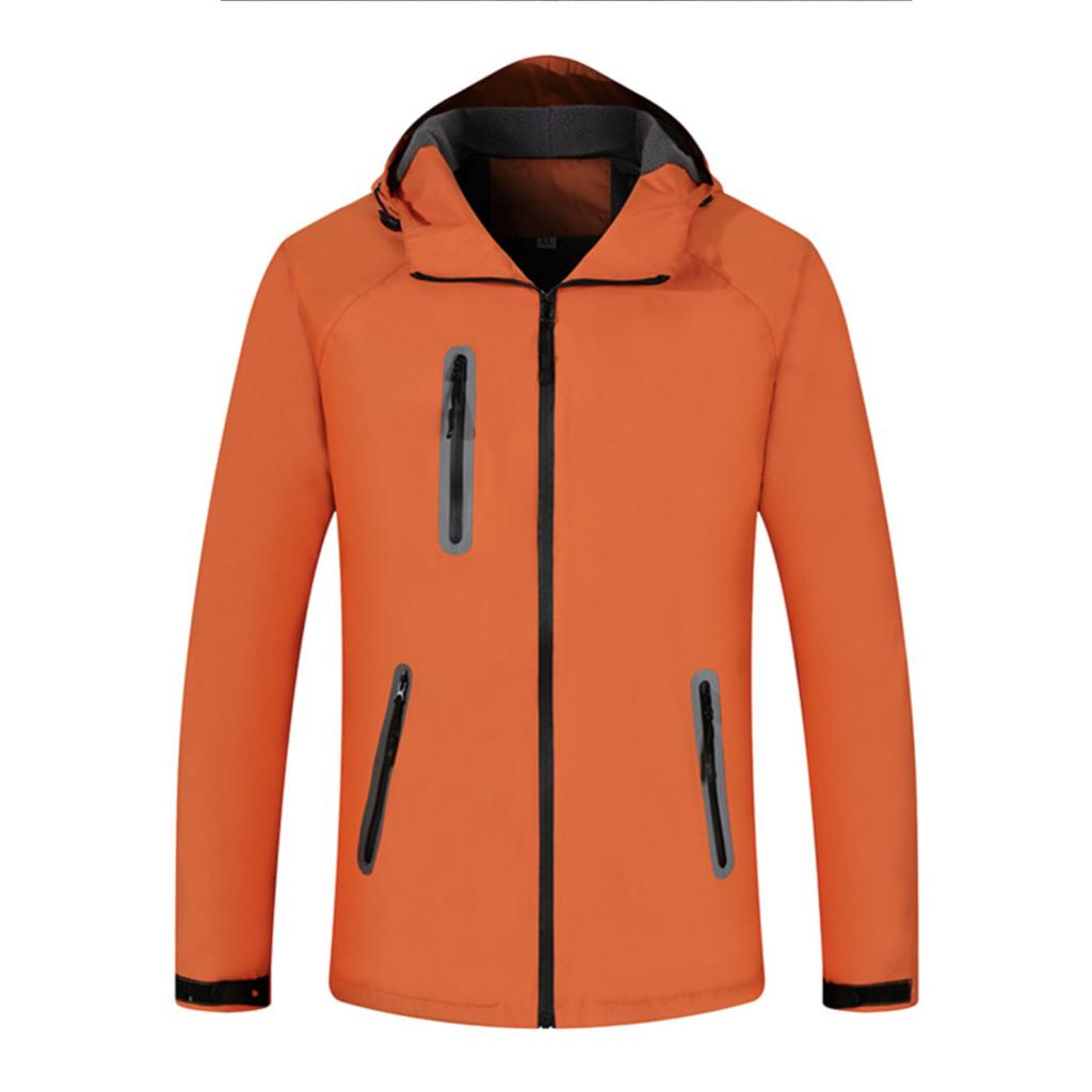 Outdoor Jacket Men's Large Size Fleece Mountaineering Jacket Windproof and Warm Thickened Cotton-padded Jacket