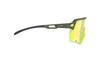 Kelion Olive Matte Yellow Lens 144mm [RUDYPROJECT] Sunglasses, Frame, Multi-Laser Lens, Width